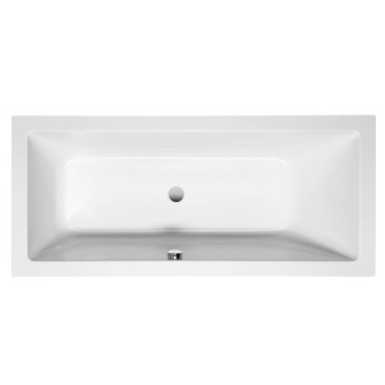 Aqualine, NISA téglalap alakú kád 170x80x42cm, fehér, A1780