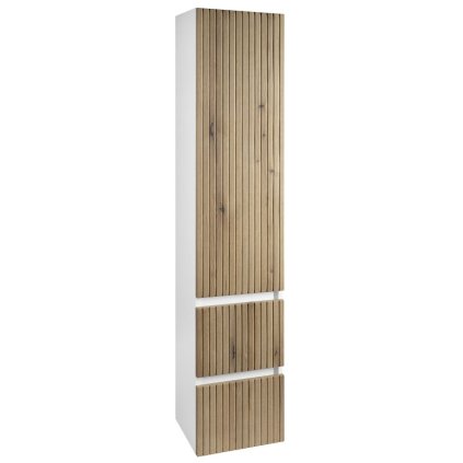 Aqualine, PANEDA STRIP magas szekrény 35x165x31cm, emporio tölgy, bal/jobb, PN265