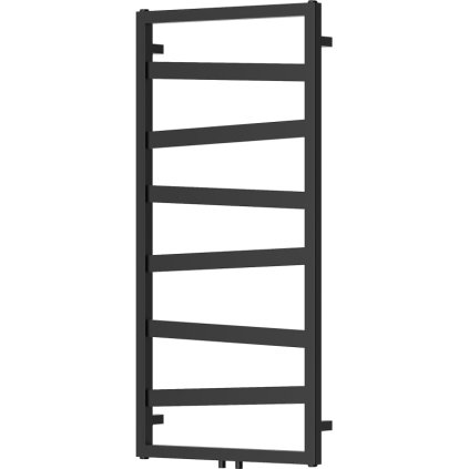 Mexen, Mexen Zoom dekoratív fürdőszobai radiátor 1100 x 530 mm, 376 W, fekete - W130-1100-530-00-70