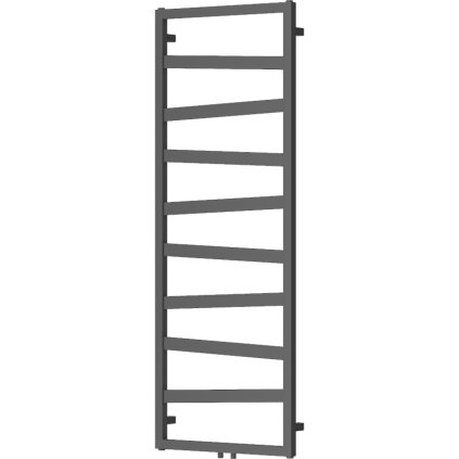 Mexen, Mexen Zoom dekoratív fürdőszobai radiátor 1430 x 530 mm, 477 W, antracit - W130-1430-530-00-66