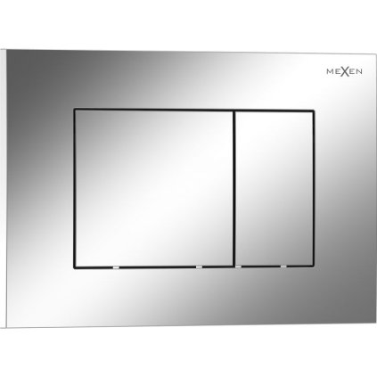 Mexen Tex 02, öblítőgomb, fényes króm, 6102-03