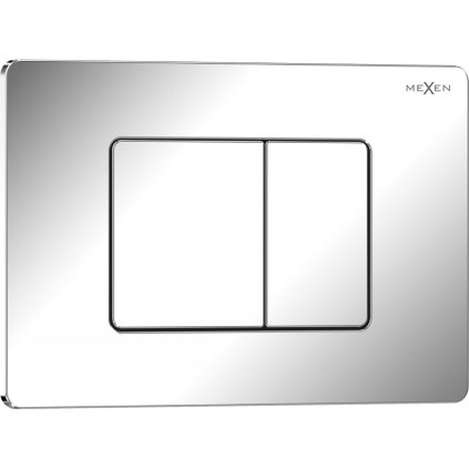 Mexen Tex 05, rozsdamentes acél öblítőgomb, fényes króm, 6105-03