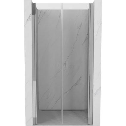 Mexen MIST nyíló zuhanyajtó (d+d) 80x200 cm 6mm króm, átlátszó, 8A7-080-000-01-00