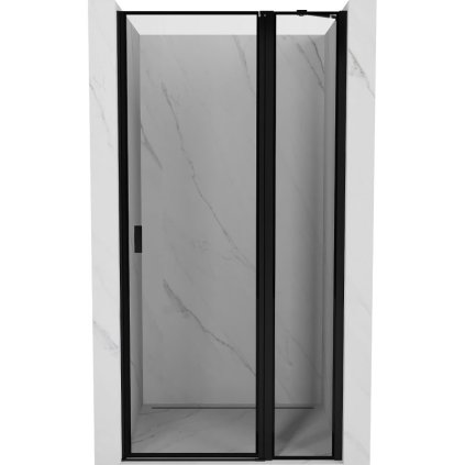 607546 mexen otvor pre sprchove dvere mist 1d 1s 115x200 cm 6mm cierny ram pravy 8a4 115 000 70 70 p