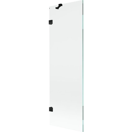 Mexen, Mexen Lunar 1 szárnyú kádparaván 60 x 150 cm, átlátszó, fekete - 897-060-000-70-00