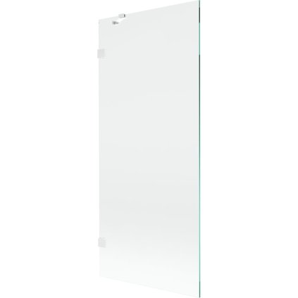 Mexen, Mexen Lunar 1 szárnyú kádparaván 80 x 150 cm, átlátszó, fehér - 897-080-000-20-00