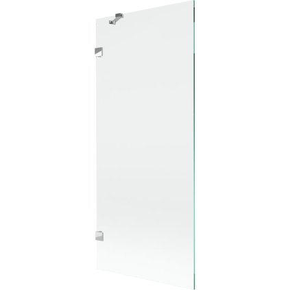 Mexen, Mexen Lunar 1 szárnyú kádparaván 80 x 150 cm, átlátszó, króm - 897-080-000-01-00