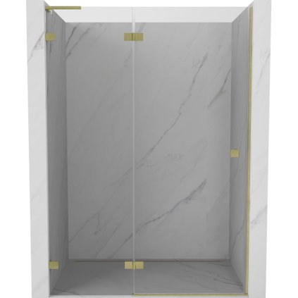 599977 mexen mexen lunar l otocne lave sprchove dvere 135 cm transparentne brusene zlate 834l 135 000 55 00 l
