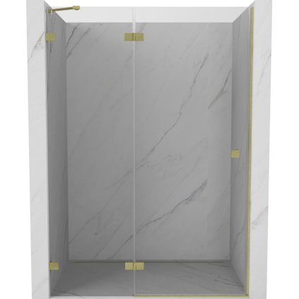 599224 mexen mexen lunar lave otocne sprchove dvere 135 cm transparentne brusene zlato 834 135 000 55 00 l