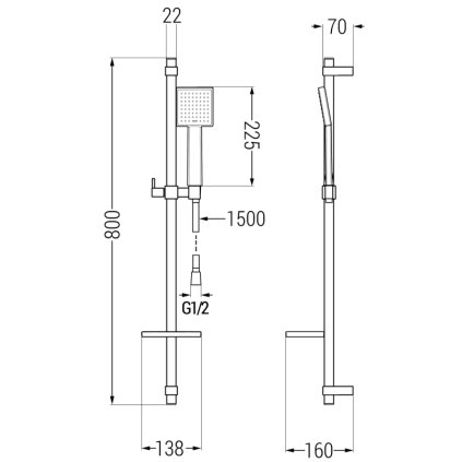 124671 mexen libra dq45 umyvadlova a vanova bateria so sprchovou sadou cierna 745103dq45 70