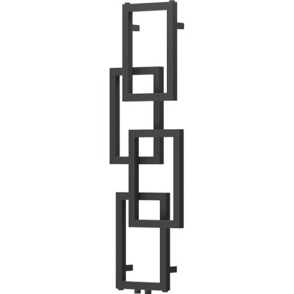 Mexen Grid, dekoratív fürdőszobai radiátor 1115 x 360 mm, 279 W, grafit, W215-1115-360-00-66