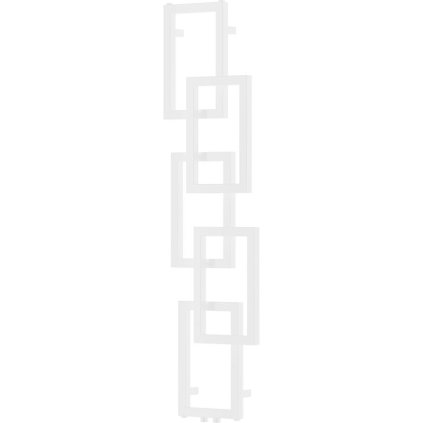 Mexen Grid, dekoratív fürdőszobai radiátor 1360 x 390 mm, 349 W, fehér, W215-1360-390-00-20