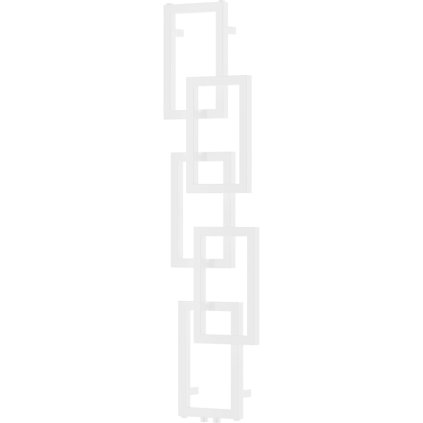 Mexen Grid, dekoratív fürdőszobai radiátor 1360 x 390 mm, 349 W, fehér, W215-1360-390-00-20