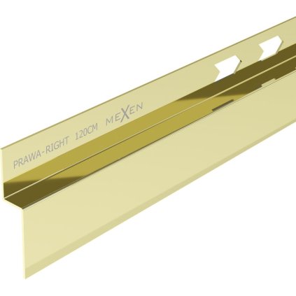 Mexen Line-B sín 120 cm jobb oldali, fényes arany, 185002120R