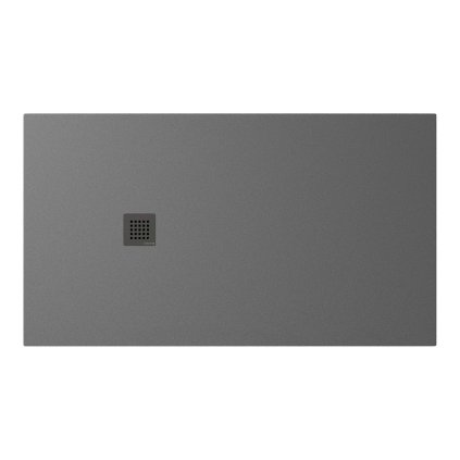633790 polysan treneca sprchova vanicka z liateho mramoru s moznostou upravy rozmeru 160x90cm siva matna 84311 31