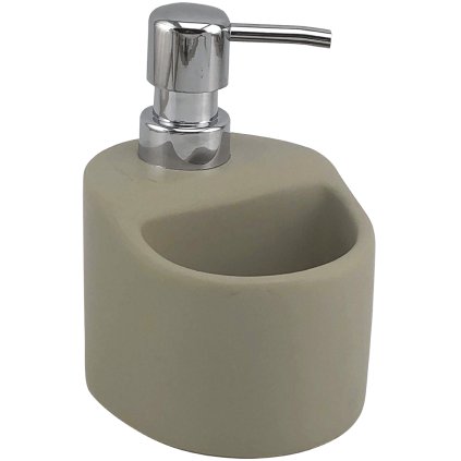 Kuchinox Yogo, kerámia mosószeradagoló 330ml álló, bézs-króm, LAV-AMP_4M2M