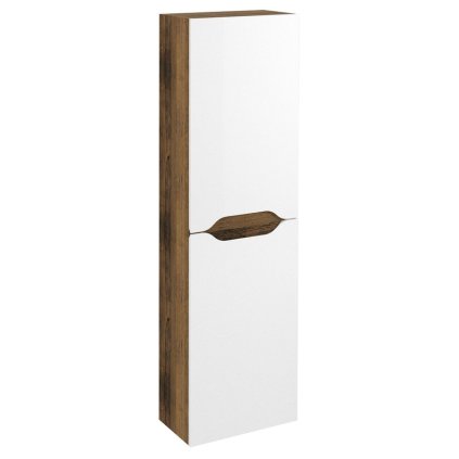 Sapho, WAVE magas szekrény 40x140x20cm, bal/jobb, fehér/Collingwood tölgy, WA250-3019