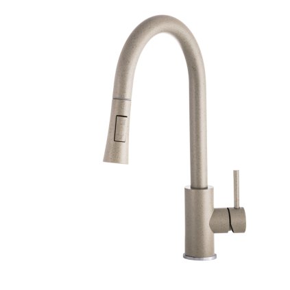 Gamma Taru N, magas mosogatócsaptelep kihúzható, 2 funkciós kifolyóval, bézs pettyes, GMA-BTN-B