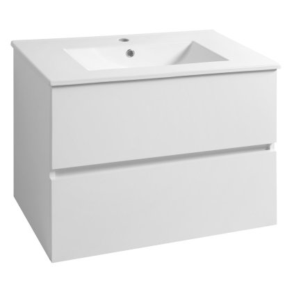 Aqualine, PANEDA mosdószekrény 79,5x55x45,2cm, fehér, PN280