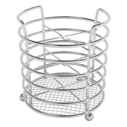 Kuchinox, univerzális acél evőeszköztartó 112x112x140 mm, króm, LAV-EKA_001M