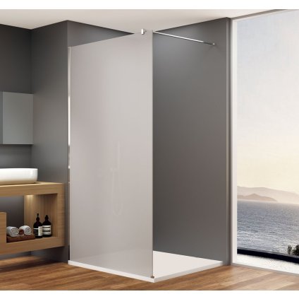 Bruckner, SPITZA WALK-IN zuhanykabin, 1200 mm, matt üveg, 750.122.1