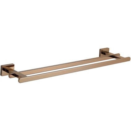 Mexen kiegészítők, Arno törölközőtartó 2 soros, rose gold, 7020725-60