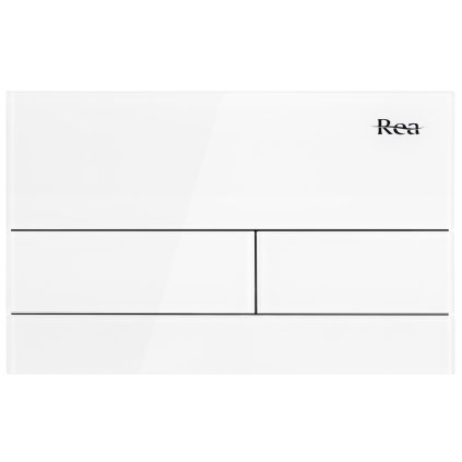 Rea, Vezérlőgomb rejtett WC-rendszerekhez K011A-Q Rea T Fehér üveg, REA-E0052
