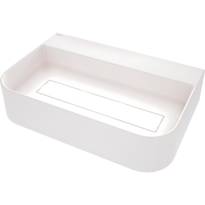 Deante Arnika, gránit munkalap mosdó 605x405x135 mm, fehér matt, DEA-CQA_AU6S