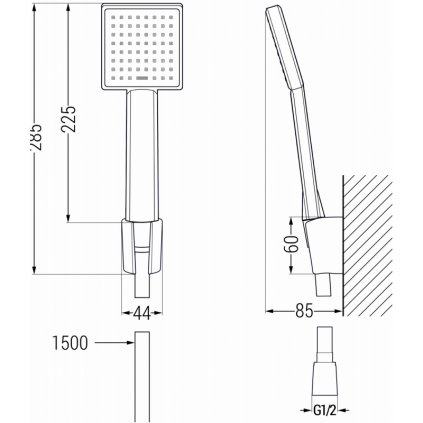 92730 mexen uno r45 1 bodova sprchova sada s vanovou bateriou chromova 7143r45 00