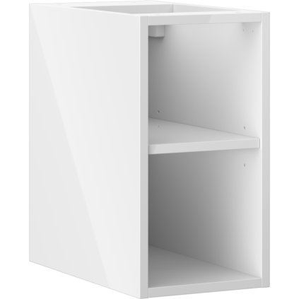 Mexen Box-A, nyitott szekrény polccal 25 cm, fényes fehér, 91AX2-0250-470-0-00