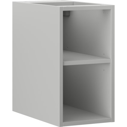 Mexen Box-A, nyitott szekrény polccal 25 cm, matt szürke, 91AX2-0250-470-0-62