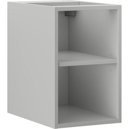 Mexen Box-A, nyitott szekrény polccal 30 cm, matt szürke, 91AX2-0300-470-0-62