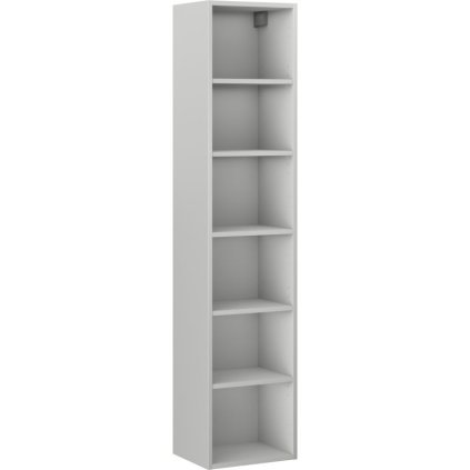 Mexen Box-A, magas fürdőszobaszekrény 35x44,2x160 cm, matt szürke, 91AX1-1600-300-1-62