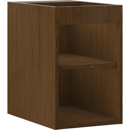 Mexen Box-A, fali szekrény 30 cm, diófa, 91AX1-0300-470-1-86