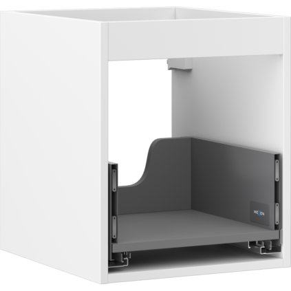 Mexen Box-A, fali szekrény 40 cm, 1 fiók, matt fehér, 91AX0-0400-470-1-01