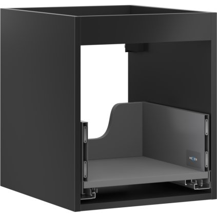Mexen Box-A, fali szekrény 40 cm, 1 fiók, matt fekete, 91AX0-0400-470-1-71