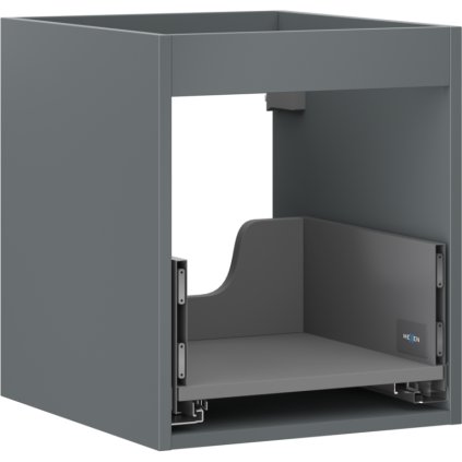 Mexen Box-A, fali szekrény 40 cm, 1 fiók, grafit matt, 91AX0-0400-470-1-66