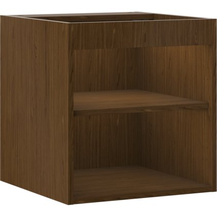 Mexen Box-A, fali szekrény 45 cm, diófa, 91AX1-0450-470-1-86