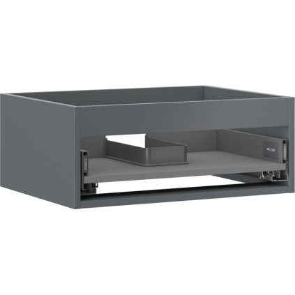 Mexen Box-A, fali szekrény 60 cm, 1 fiók, grafit matt, 91AX0-0600-235-1-66