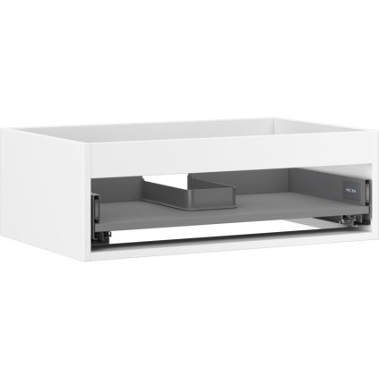 Mexen Box-A, fali szekrény 70 cm, 1 fiók, matt fehér, 91AX0-0700-235-1-01