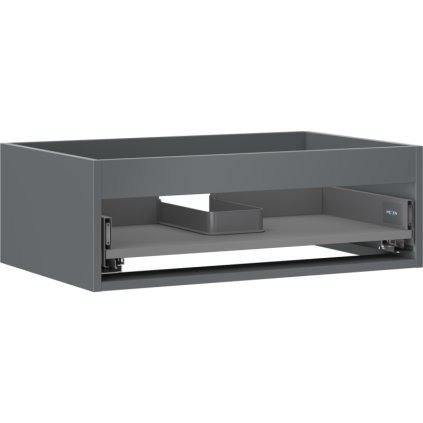 Mexen Box-A, fali szekrény 70 cm, 1 fiók, grafit matt, 91AX0-0700-235-1-66