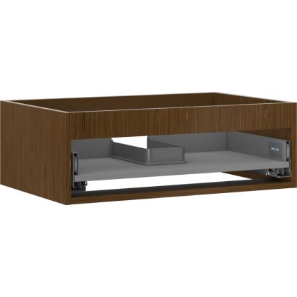Mexen Box-A, fali szekrény 70 cm, 1 fiók, diófa, 91AX0-0700-235-1-86