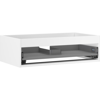 Mexen Box-A, fali szekrény 80 cm, 1 fiók, matt fehér, 91AX0-0800-235-1-01