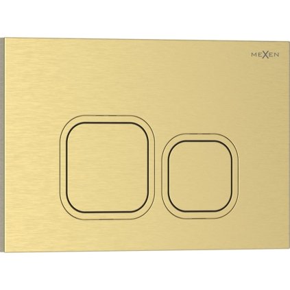 Mexen Tex 03, öblítőgomb, szálcsiszolt arany, 6103-11