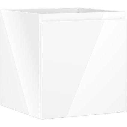 Mexen Orio, fürdőszobaszekrény 45 cm, 1 fiók, fényes fehér, 91A10-04547-1-BF00