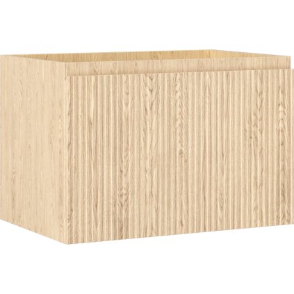 Mexen Rivel, fürdőszobaszekrény 70 cm, 1 fiók, rovátkolt, tölgyfa, 91A20-07047-1-BF81