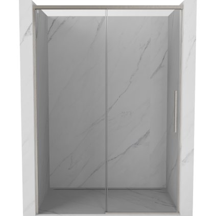 Mexen Rox, tolóajtó zuhanykabinhoz 155 cm, 8 mm-es átlátszó üveg, acélprofil, 8C2-155-000-97-00