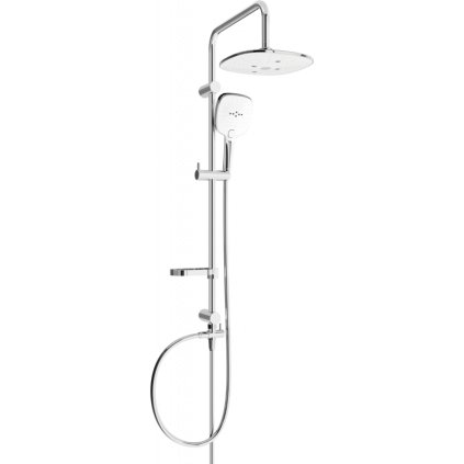 48202 2 mexen sprchovy set x17 s hornou hlavicou 24cm chrom biela 798171791 02