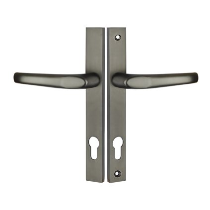 Kuchinox Magnat, kapuajtó kilincs hosszú szerelvényen cilinderbetéthez, grafit, LAV-KGR_515S