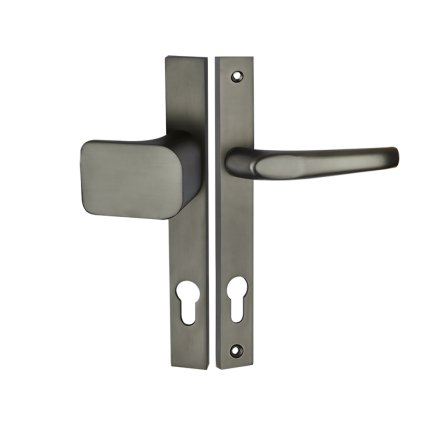 Kuchinox Magnat, kilincs/kilincs hosszú szerelvényen cilinderbetéthez, grafit, LAV-KGR_535S